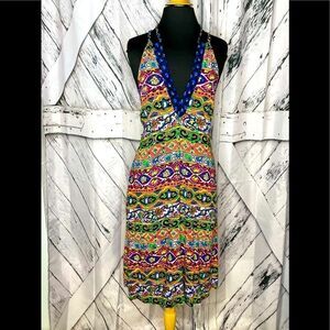 Nanette Lepore Carnaval Multicolor Coverup Dress M